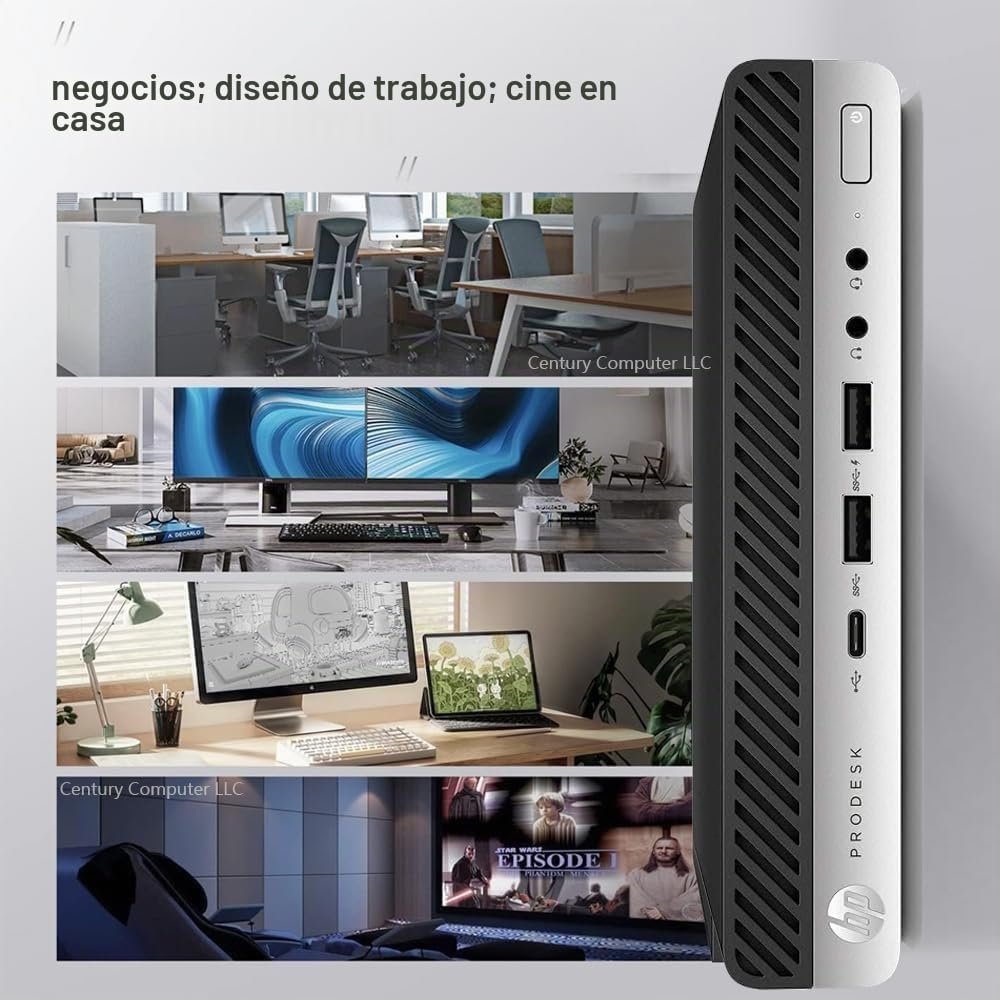 ミニPC HP EliteDesk 800 G3 i3/Ddr4 8GB/Ssd120 Amazon.com: HP EliteDesk 800 G3 Mini computadora de escritorio